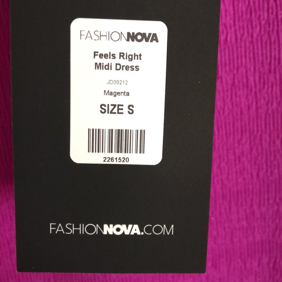 Fashion Nova Feels Right Midi Dress - Picture 4 of 5